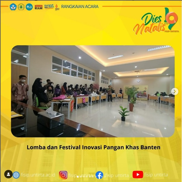 Lomba dan Festival Inovasi Pangan Khas Banten