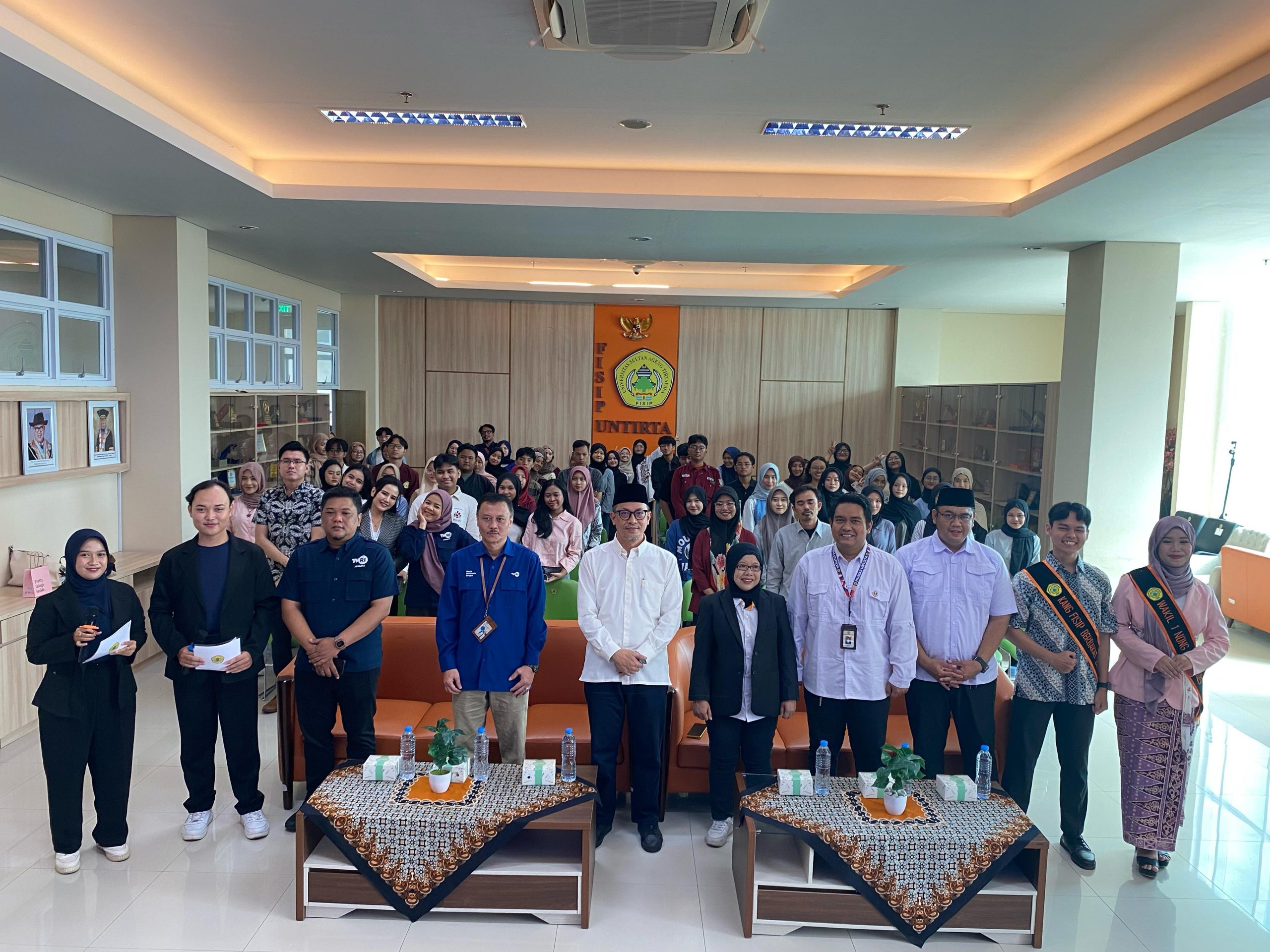 Jurusan Ilmu Komunikasi FISIP Untirta Hadirkan TVRI Jakarta, Kenalkan Industri Pertelevisian Era Digital