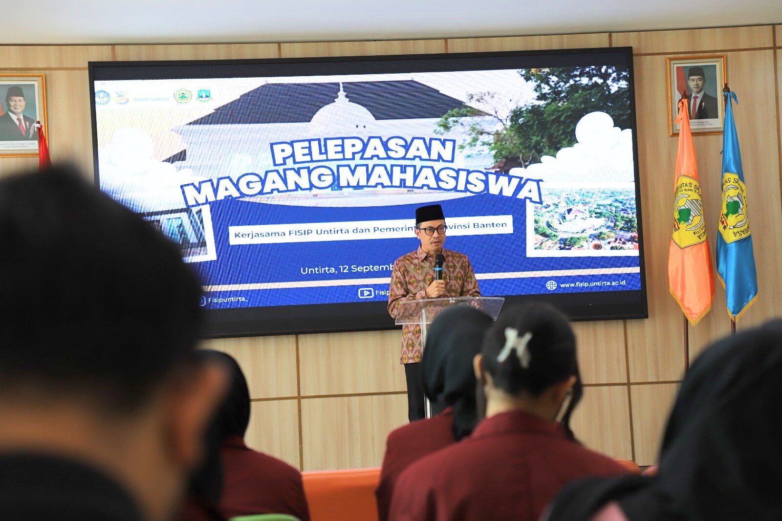 Kolaborasi FISIP Untirta dan Pemprov Banten, 34 Mahasiswa Jalani Magang Tematik Perdana